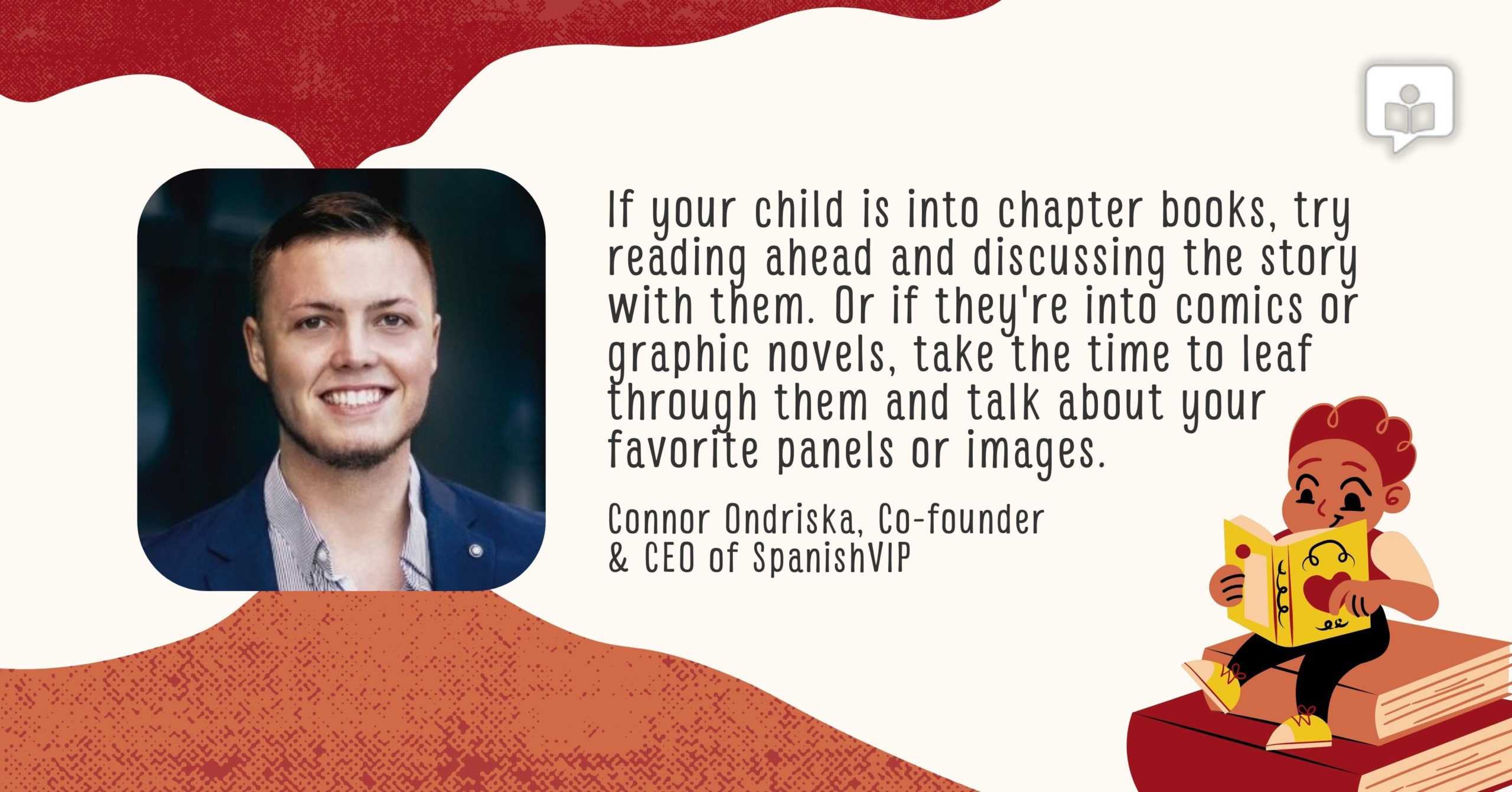 Connor Ondriska get kids to read more books