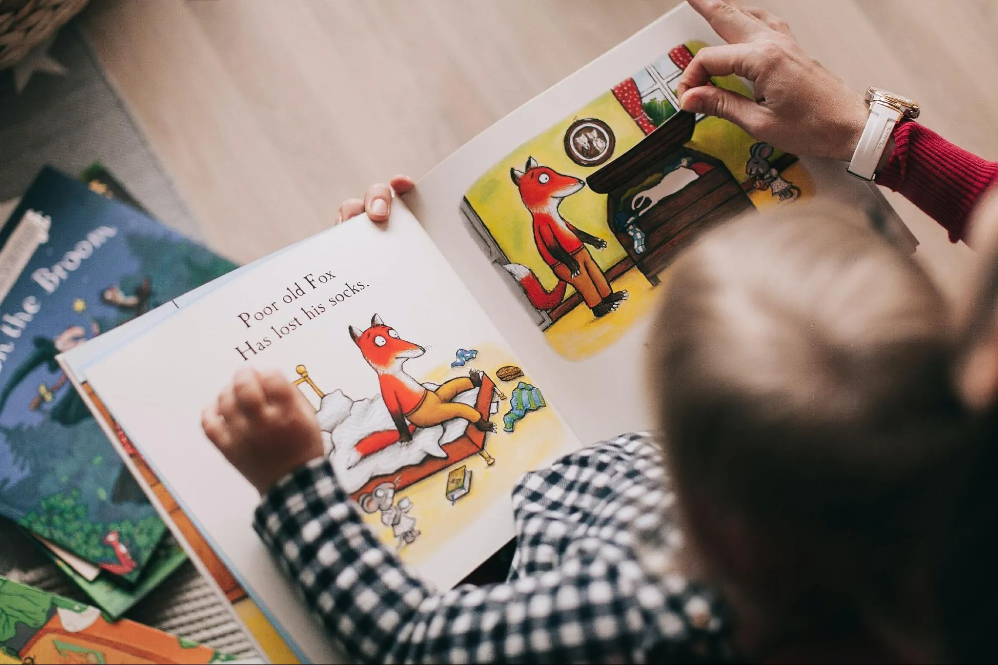 What children's books effectively connect fictional stories to real-world scenarios?